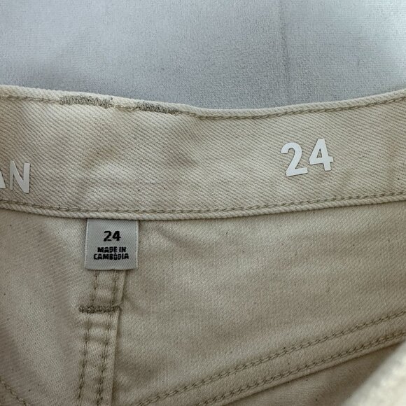 J.Crew Slouchy Boyfriend Jean Womens Size 24 Off-White Cotton Denim - Picture 4 of 11